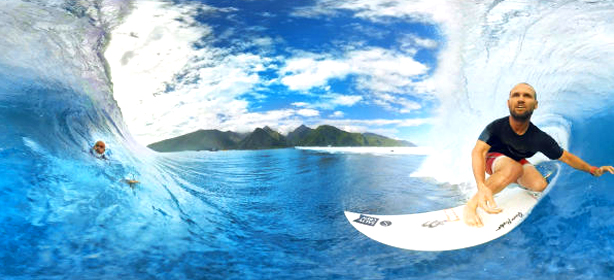 C.J. Hobgood Virtual Reality Surfing Tahiti