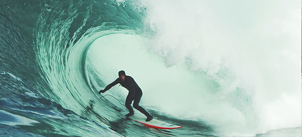 Tom Doidge-Harrison surfing Slabs in Ireland
