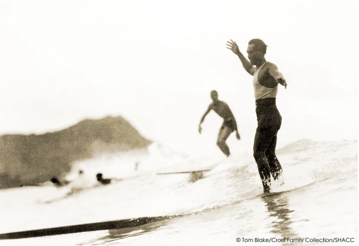 Duke Surfing Credit Tom Blake Croul Family Collection SHACC Gro