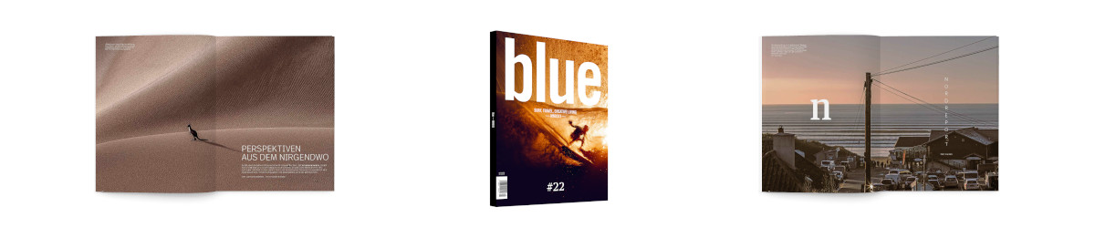 Blue 22 Surf Cover head banner