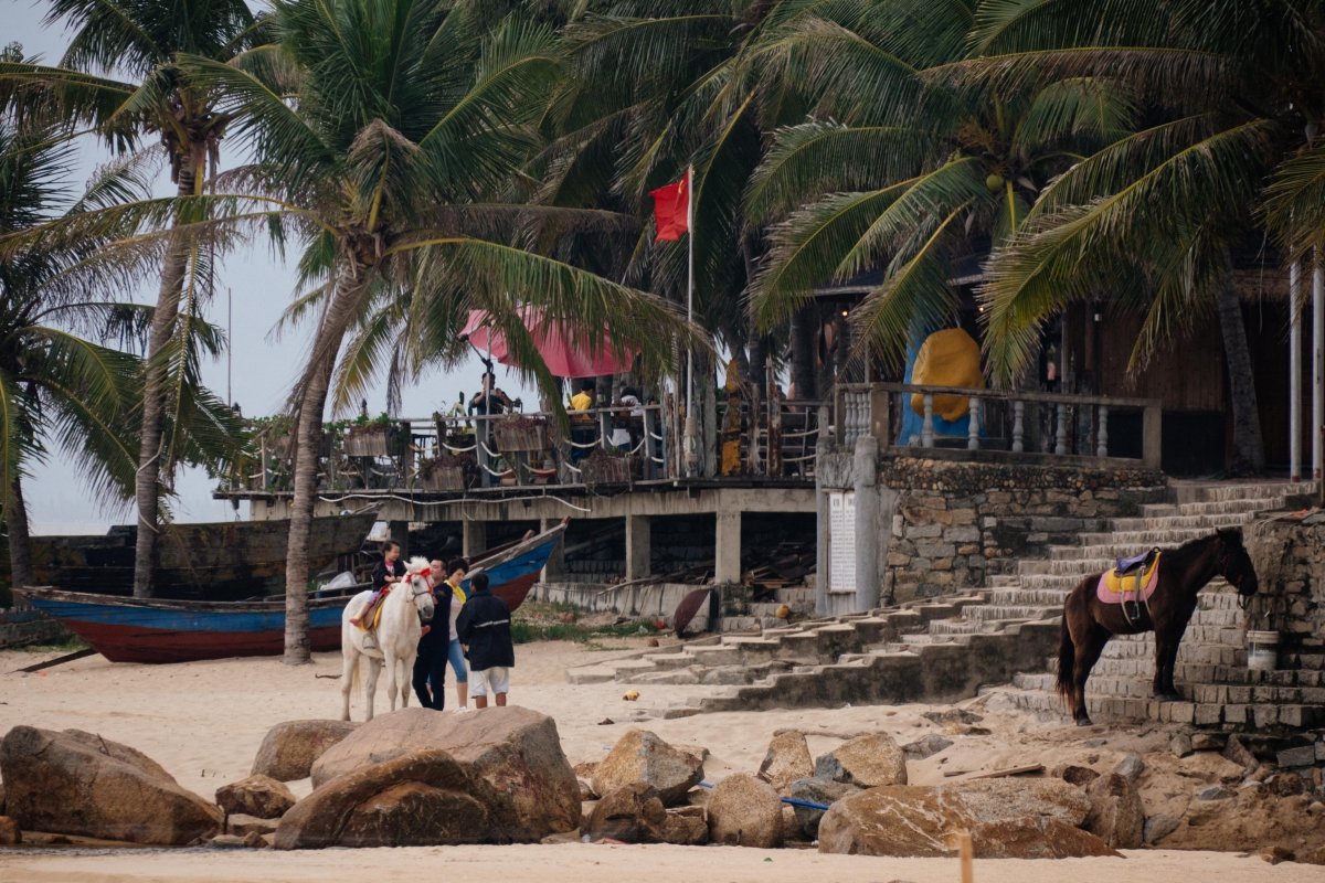 Hainan China Beach Scene