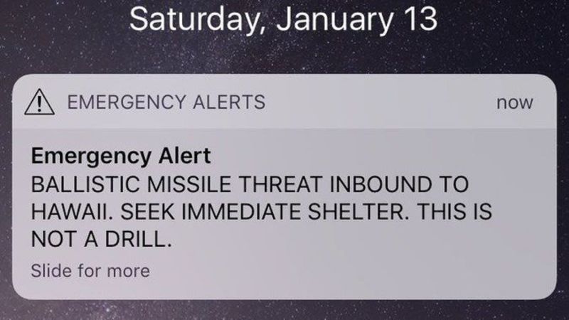 Kai Lenny Ballistic Missile Threat Alert