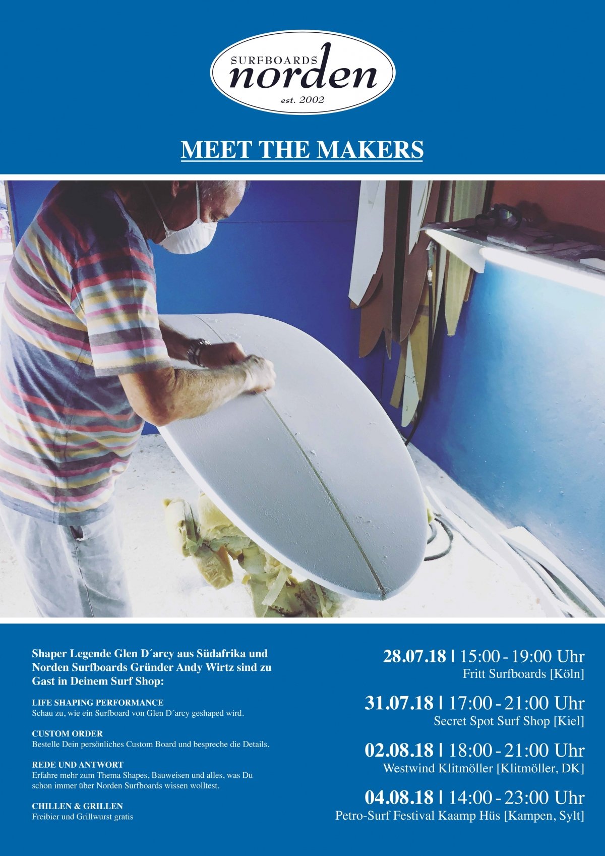 Norden Surfboards Meet The Makers Poster