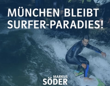 Introbild - Eisbach nach tödlichem Surfunfall wiedereröffnet mit neuen Regeln für das Surfen
