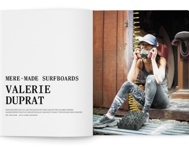 Introbild - Mere Made Surfboards: Valerie Duprat