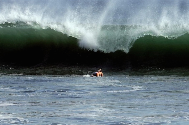 surfen und yoga - not the place to be